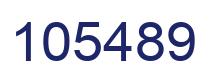 Número 105489 imagen azul