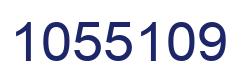 Number 1055109 blue image
