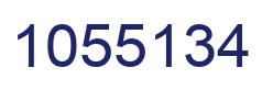 Number 1055134 blue image