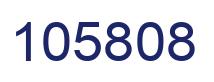 Number 105808 blue image