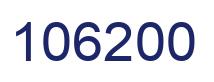 Número 106200 imagen azul