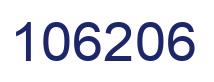 Number 106206 blue image
