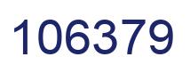 Number 106379 blue image