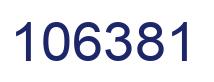 Number 106381 blue image