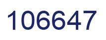 Número 106647 imagen azul