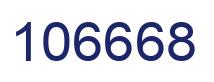 Number 106668 blue image