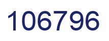 Number 106796 blue image