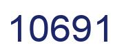 Number 10691 blue image