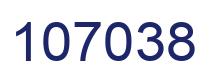 Number 107038 blue image