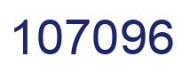 Number 107096 blue image