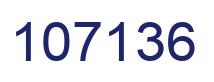 Number 107136 blue image