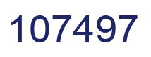 Número 107497 imagen azul