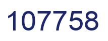 Number 107758 blue image