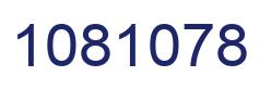 Number 1081078 blue image