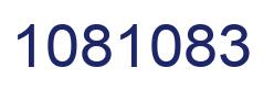 Number 1081083 blue image
