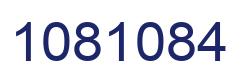 Number 1081084 blue image