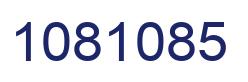 Number 1081085 blue image