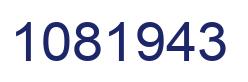 Number 1081943 blue image