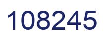 Número 108245 imagen azul