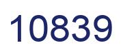 Number 10839 blue image