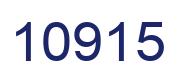 Number 10915 blue image