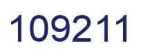Number 109211 blue image