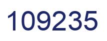 Número 109235 imagen azul