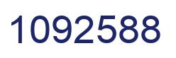 Number 1092588 blue image