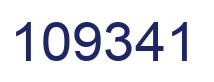 Número 109341 imagen azul