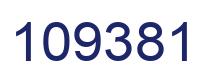 Number 109381 blue image