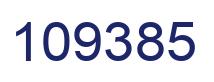 Number 109385 blue image