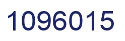 Number 1096015 blue image