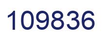 Number 109836 blue image