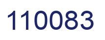 Number 110083 blue image
