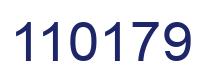 Number 110179 blue image