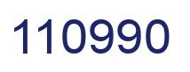 Number 110990 blue image