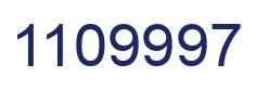 Número 1109997 imagen azul