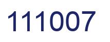 Número 111007 imagen azul