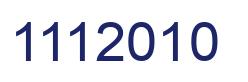 Número 1112010 imagen azul