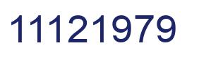 Número 11121979 imagen azul