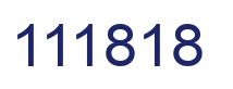 Number 111818 blue image