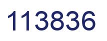 Number 113836 blue image