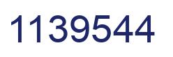 Number 1139544 blue image