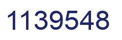 Number 1139548 blue image