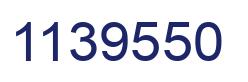 Number 1139550 blue image