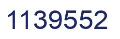 Number 1139552 blue image