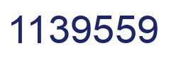 Number 1139559 blue image