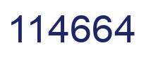 Número 114664 imagen azul