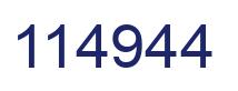 Número 114944 imagen azul