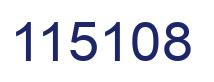 Number 115108 blue image